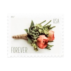 2017 First-Class Forever Stamp - Wedding Series: Celebration Boutonniere