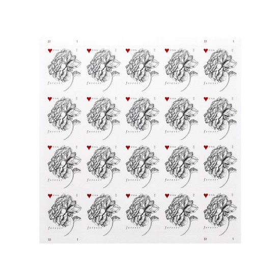 2015 First-Class Forever Stamp - Wedding Series: Engraved Vintage Rose