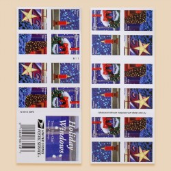 2016 US Christmas Candle Forever Stamps Booklet