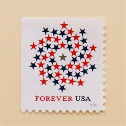 2016 US Patriotic spiral Forever Stamps
