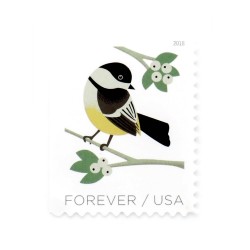 2018 US First-Class Forever Stamp - Birds in Winter