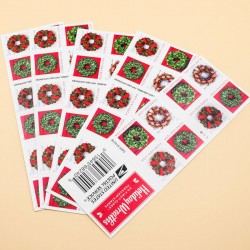 2019 Holiday Wreaths Forever US First Class Postage Stamps