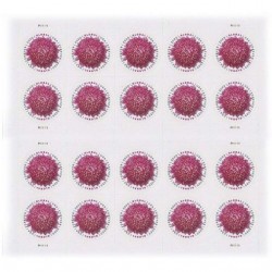 100 pcs -2020 US Global Chrysanthemum Forever Stamps