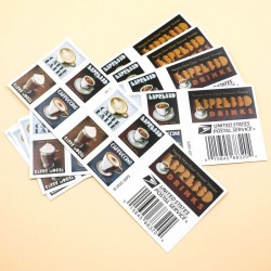 2021 U.S. Espresso Drinks Forever Postage Stamps