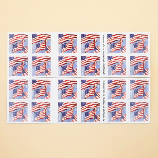 Booklet 2022 U.S. Flags Forever Stamps
