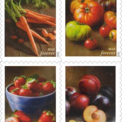 U.S. 2020 Fruits & Vegetables Forever Stamps