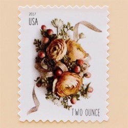 2017 US Two-Ounce Forever Stamp - Wedding Series: Celebration Corsage