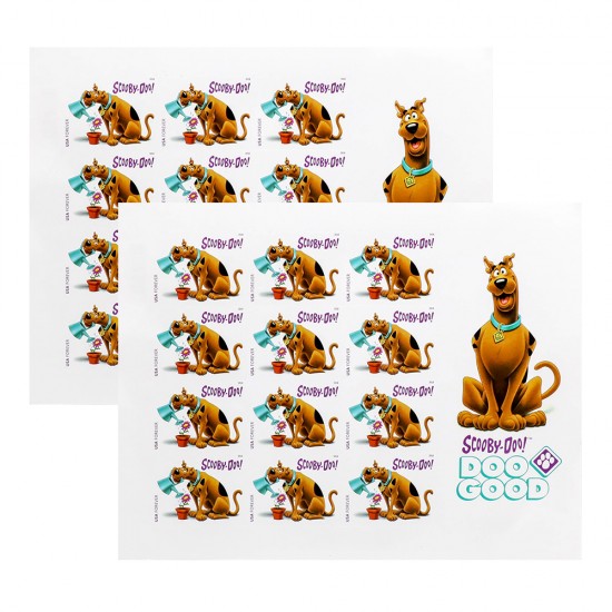 2018 US First-Class Scooby-Doo Forever Stamps Panes